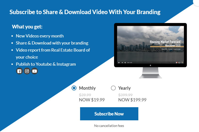 Profile video download