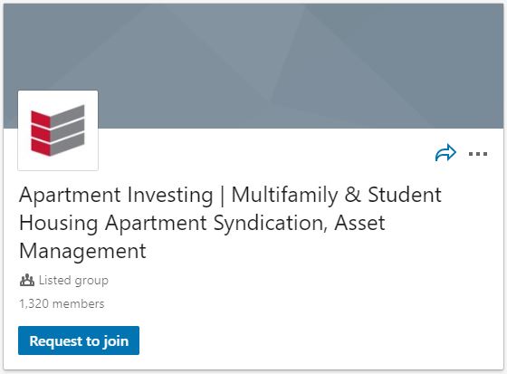 Apartment Investing LinkedIn Group