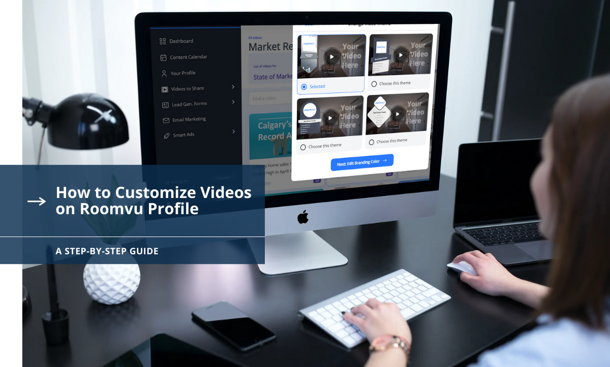 Customize Videos on Roomvu Profile