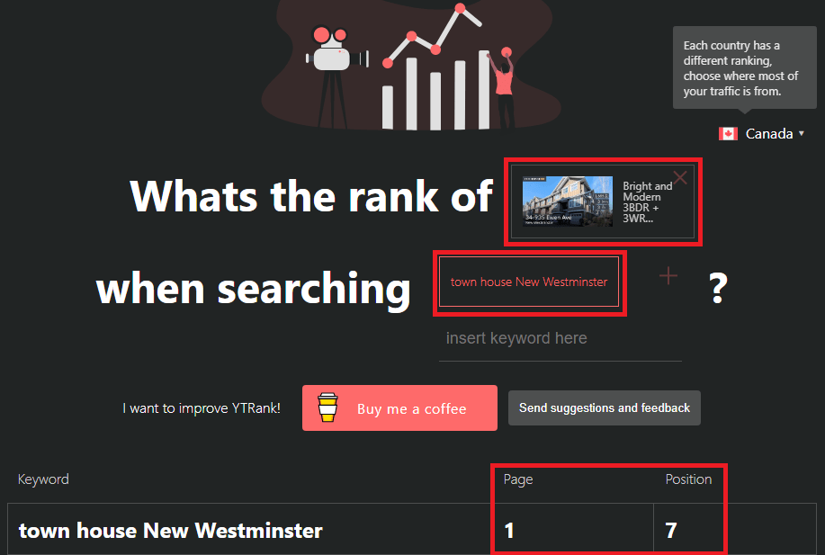 Tracking YouTube's search ranking