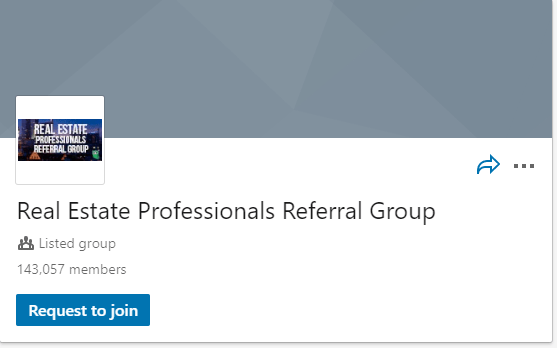 real estate professionals LinkedIn group