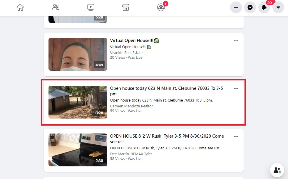 facebook live for real estate