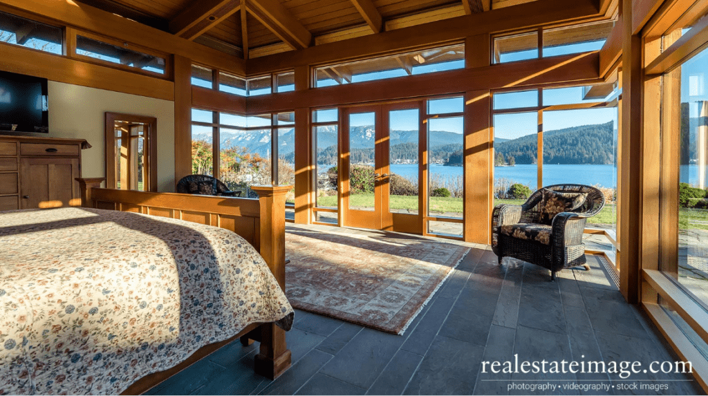 bright water facing bedroom