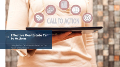 real estate call to action