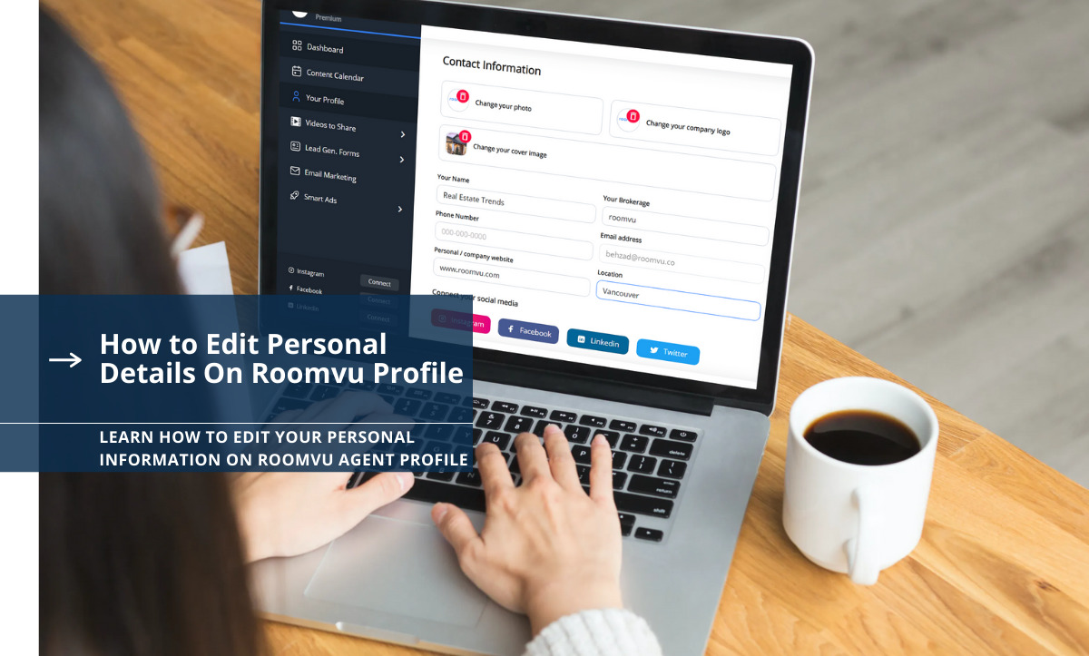 Edit Personal Details On Roomvu Profile