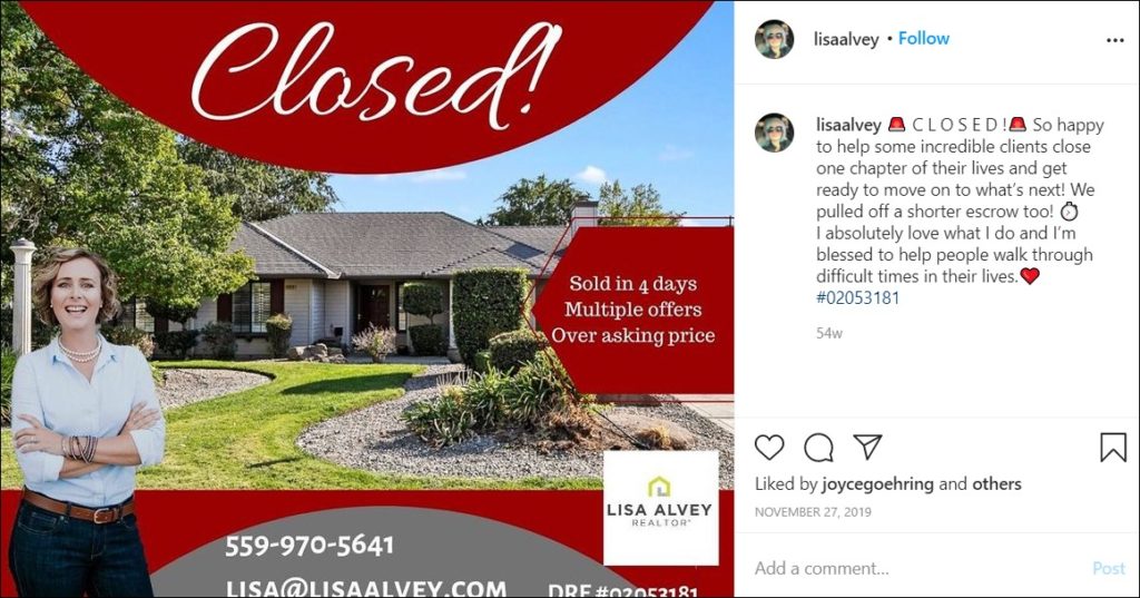 Top Fresno Real Estate Agents on Instagram