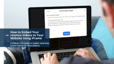 How to Embed Your roomvu Videos to Your Website Using iFrame.
