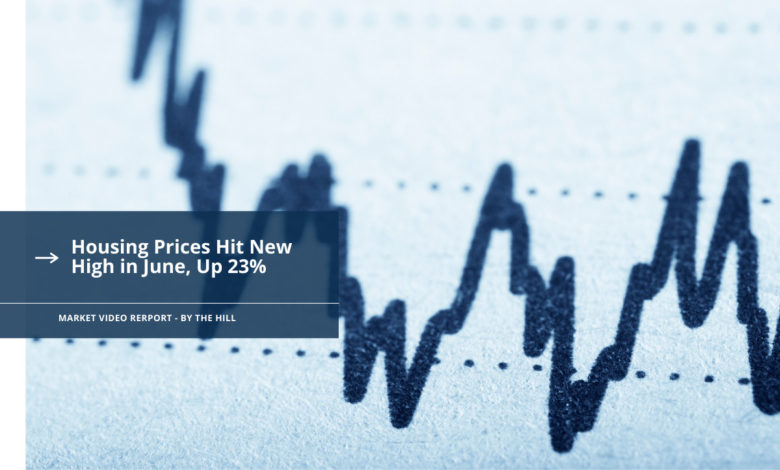 Housing Prices Hit New High in June, Up 23%
