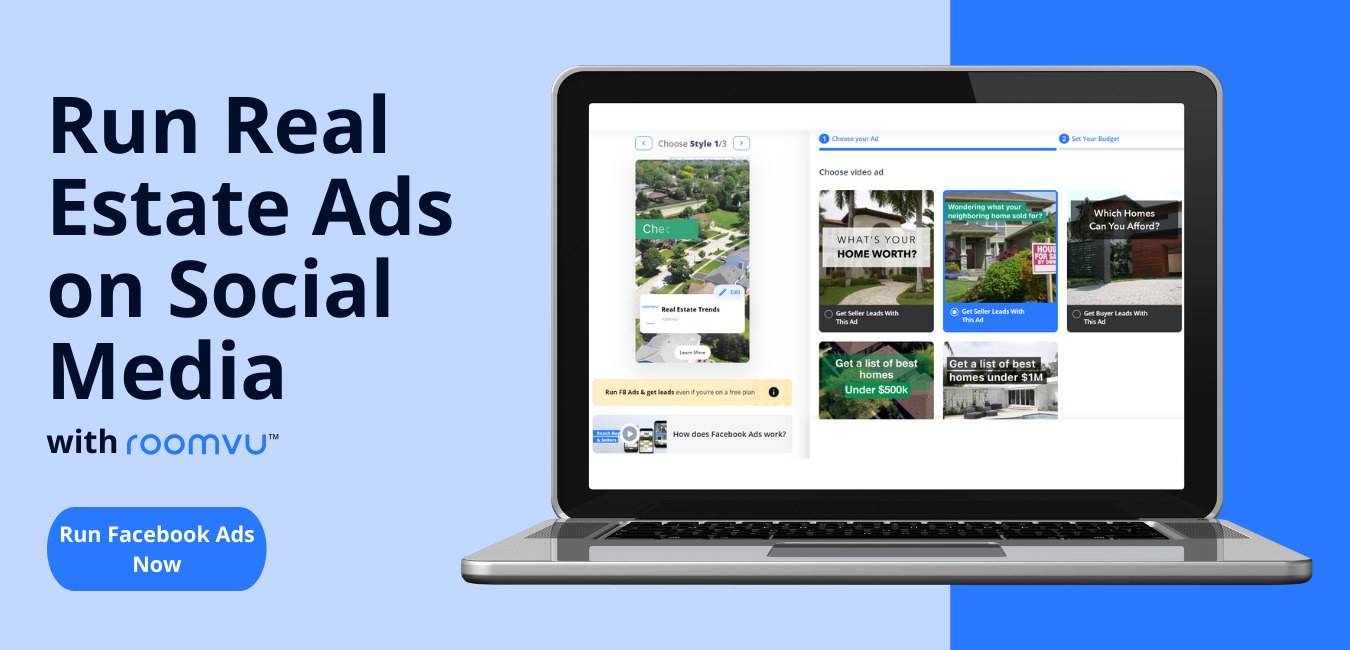 how to run real estate ads on social media