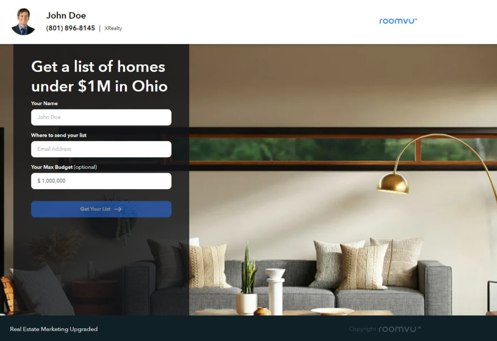 tips for creating a better landing page for Real Estate