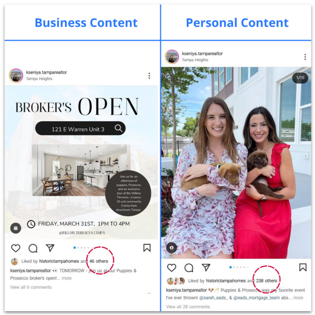 Personal Instagram for Real Estate Business