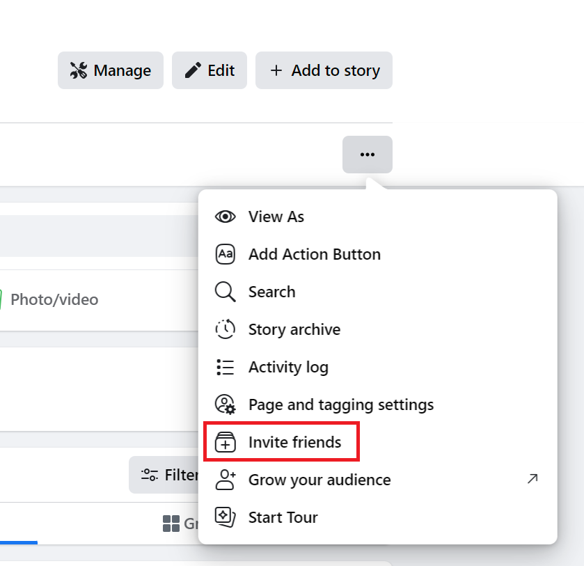 Adding Facebook Friends to Business Page