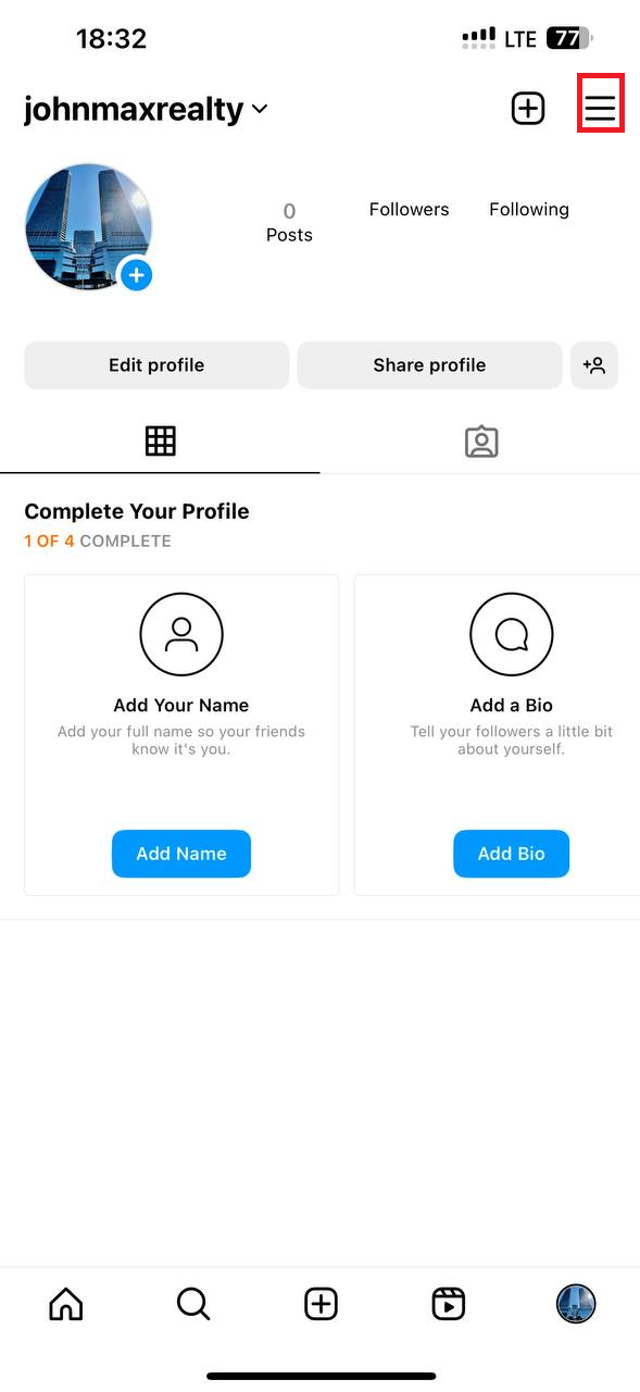 Create an Instagram Business Account for Real Estate