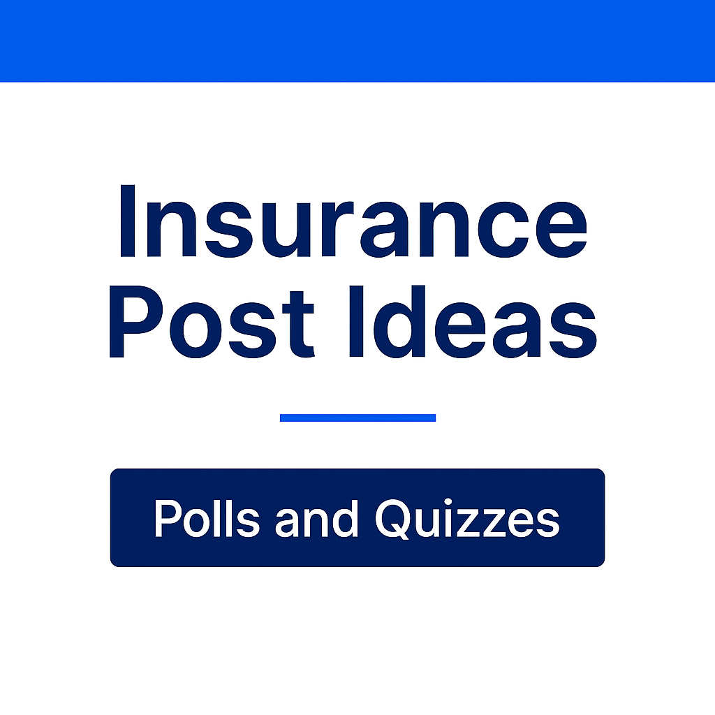 insurance post ideas