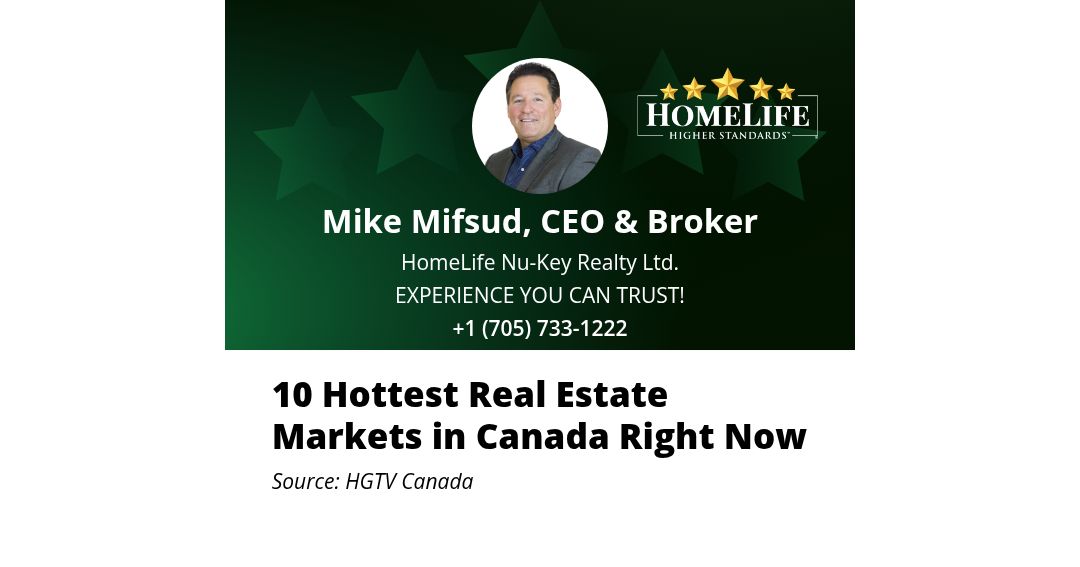 10 Hottest Real Estate Markets in Canada Right Now
