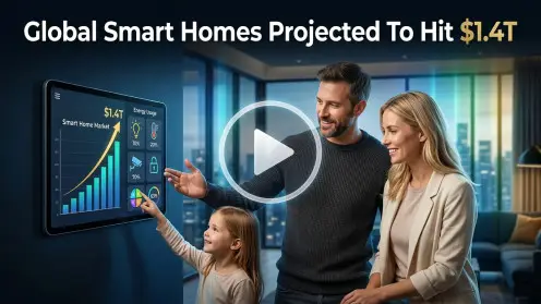 Global Smart Homes Projected to Hit $1.4T